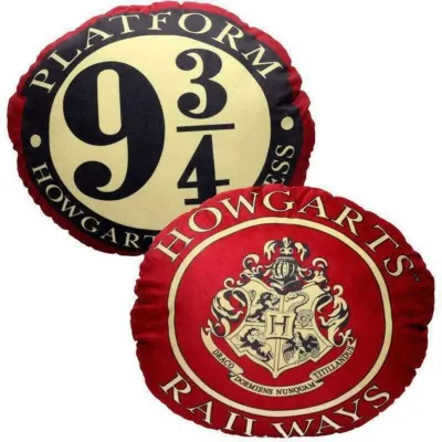 Almofada Redonda SD Toys Harry Potter Plataforma 9 3/4 Embalagem Vazia