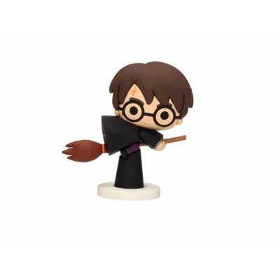 Figura SD Toys Harry Potter Mini Harry Potter Flying Nimbus e Capa Negra
