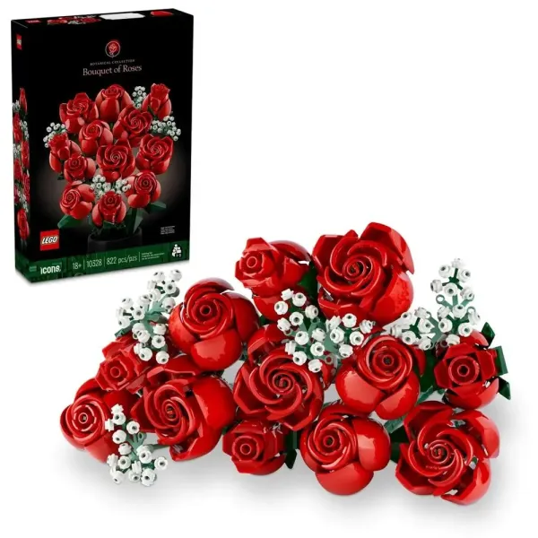 LEGO Icons Bouquet de Rosas – 10328