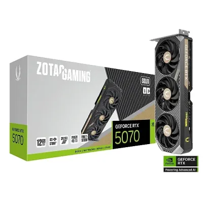 Placa Gráfica Zotac RTX 5070 Solid OC 12GB