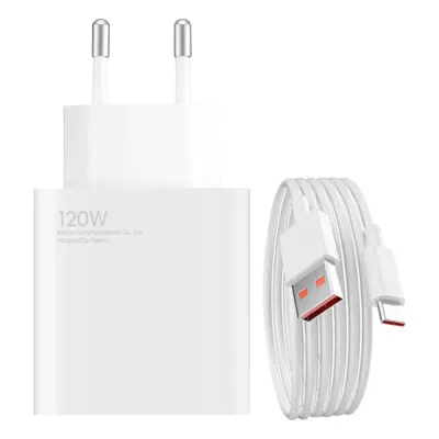 Carregador de Parede Xiaomi 120W HyperCharge Combo + USB Tipo-C 120W