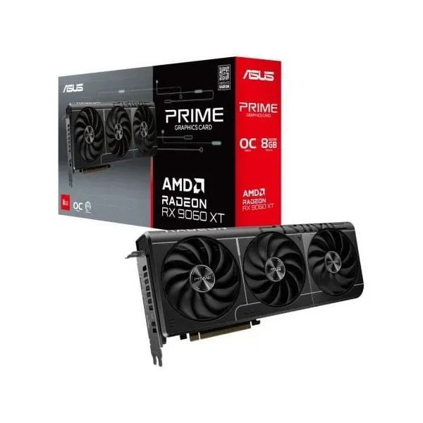 Placa Gráfica Asus Prime Radeon RX 9060 XT OC 8GB GDDR6