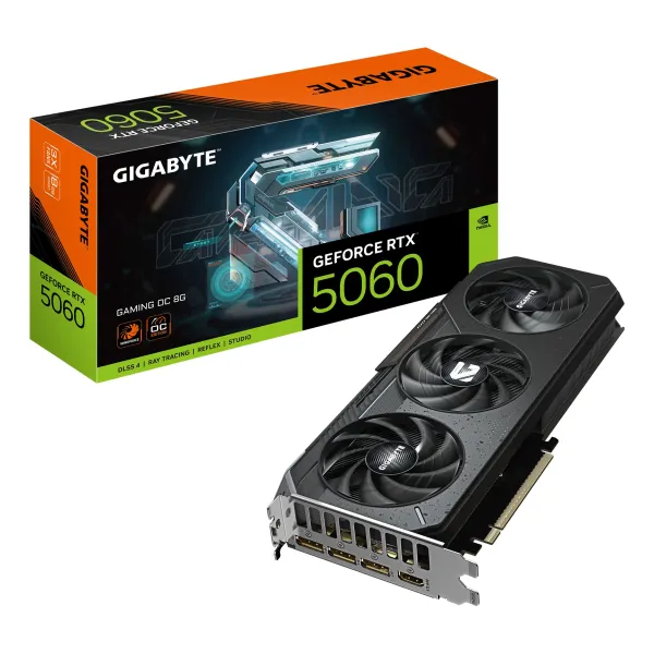 Placa Gráfica Gigabyte RTX 5060 Gaming OC 8GB