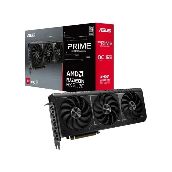 Placa Gráfica Asus Prime Radeon RX 9070 OC Edition 16GB GDDR6