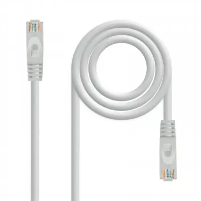 Cabo de rede Nanocable RJ45 Cat.6A UTP LSZH AWG24 Cinzento 0.5 M