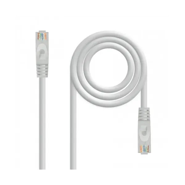 Cabo de rede Nanocable RJ45 Cat.6A UTP LSZH AWG24 Cinzento 0.5 M