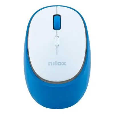 Rato Nilox Dual-Wireless Recarregável Azul
