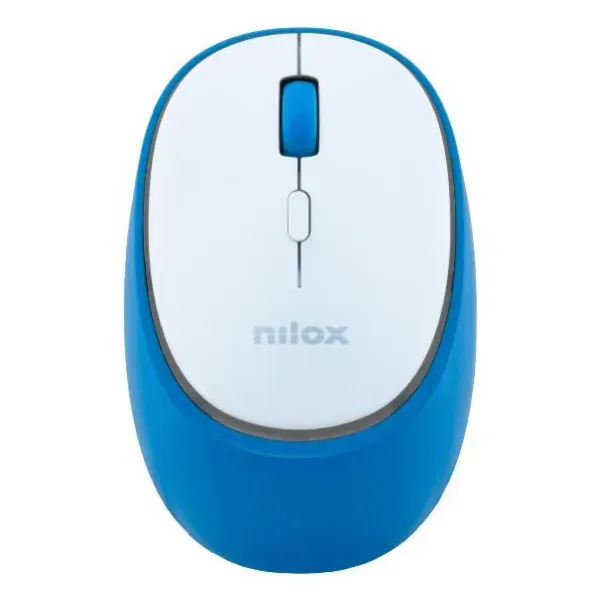 Rato Nilox Dual-Wireless Recarregável Azul