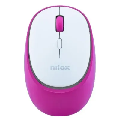 Rato Nilox Dual-Wireless Recarregável Rosa