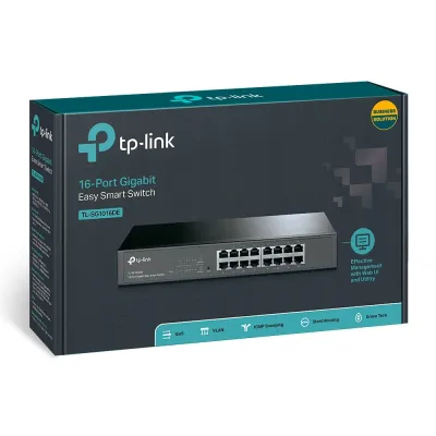 Switch TP-LINK SG1016 16PORTAS Gigabit Rack