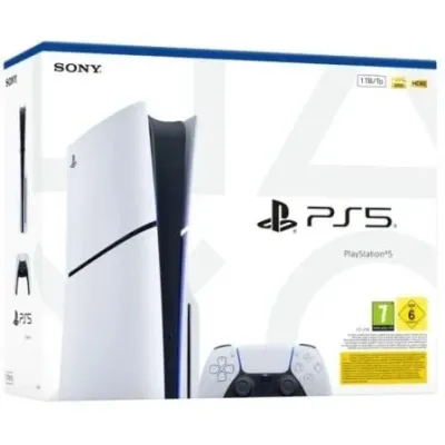 Consola Sony Playstation 5 – PS5 Slim Standard 1TB Inclui Comando Dual Sense e Jogo Preinstalado ASTRO’s PLAYROOM Chassis E