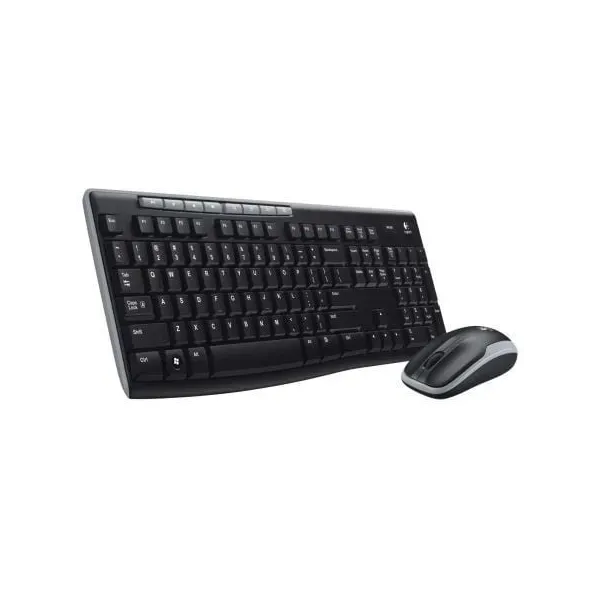 Teclado e Rato Sem Fios Logitech Wireless Combo MK270