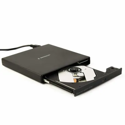 Dvdrw Gembird Externa Usb 2.0 Preto Silencioso