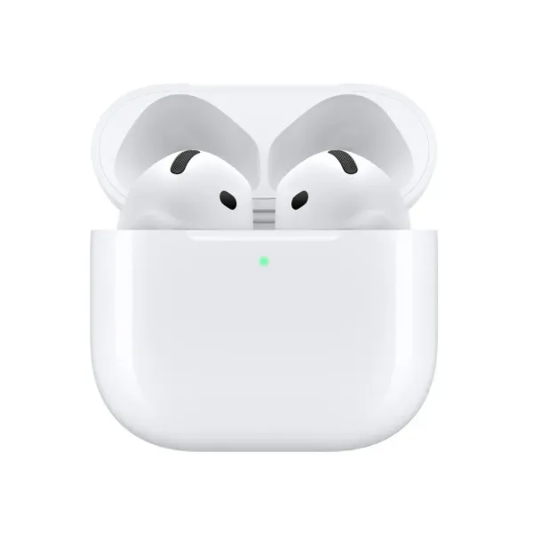Auriculares Apple AirPods 4 Auscultadores sem fios com microfonoe botão de orelha bluetooth branco