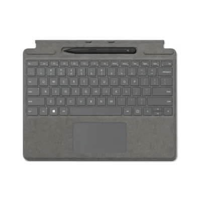 Teclado Microsoft Surface Pro com trackpad bandeja de armazenamento e carregamento de Surface Slim Pen 2 QWERTY com Slim Pen 2 –