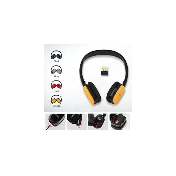 Auscultadores A4Tech Modelo Wireless: RH-200 Cor Laranja