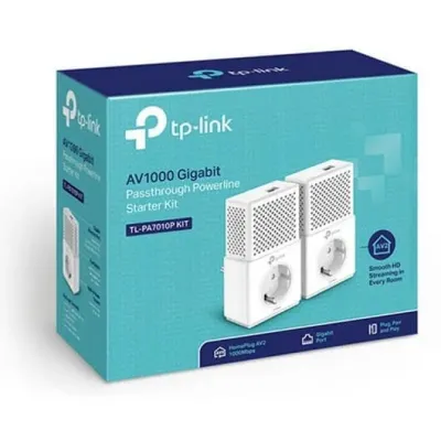 Powerline TP-LINK 1000Mbts AV1000 PA7010P 2Uni