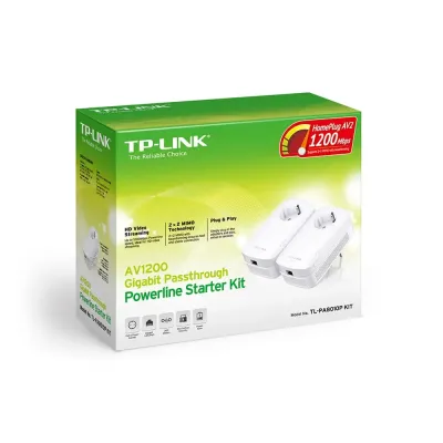 Powerline TP-LINK 1200Mbts AV1200 Conjunto 2 Uni