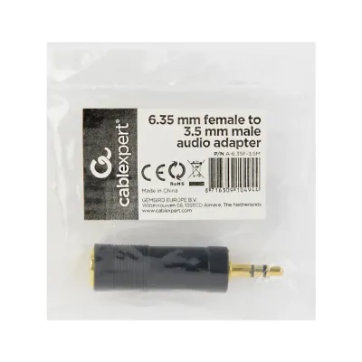 Adaptador Jack 3.5mm Macho para 6.35mm Femea