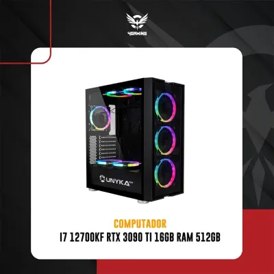 Computador 4Gaming i7 12700KF RTX 3090 Ti 16GB Ram 512GB