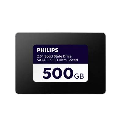 Disco SSD Philips S130 500GB Ultra Speed Sata III 550R-510W