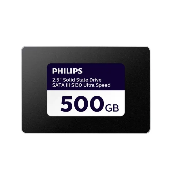 Disco SSD Philips S130 500GB Ultra Speed Sata III 550R-510W