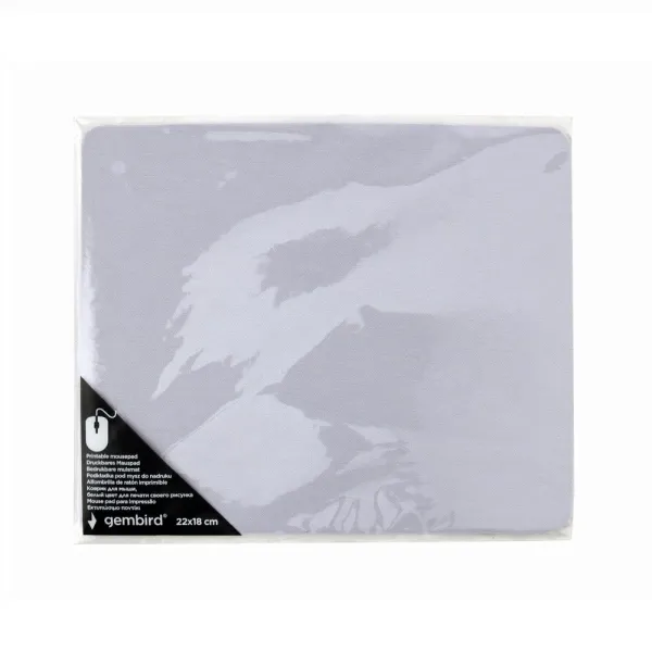 Tapete Para Rato Printable Gembird Pequeno 220*180mm Branco