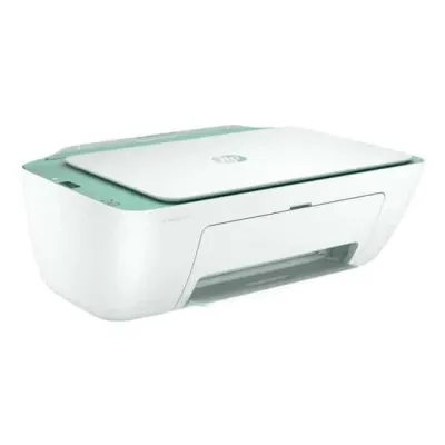 Multifunções Jacto Tinta HP Deskjet 2722e WiFi Fax Movel Branca e Verde