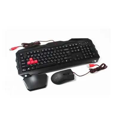 TECLADO + RATO GAMING BLOODY B2100 (B210+V9C) USB – BLACK