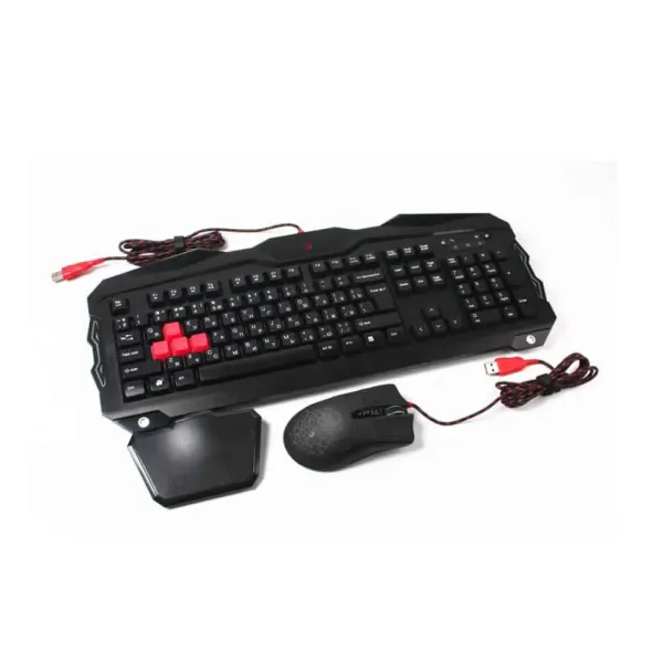 TECLADO + RATO GAMING BLOODY B2100 (B210+V9C) USB – BLACK
