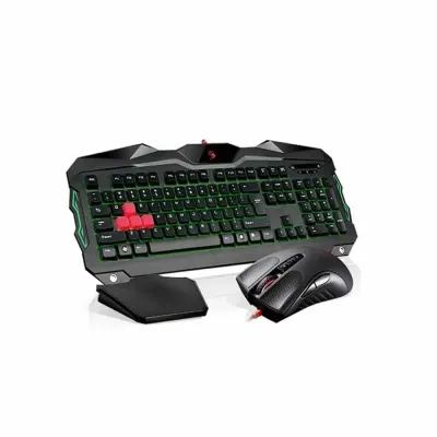 TECLADO + RATO GAMING BLOODY B2100 (B210+V9C) USB – BLACK