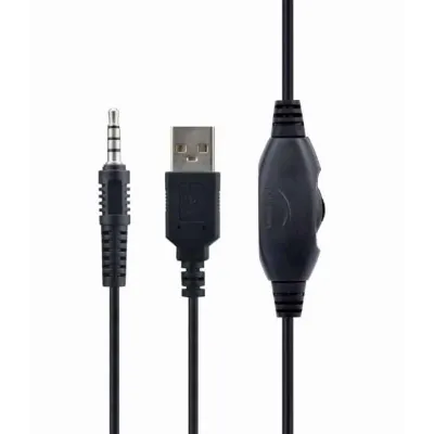 Auscultadores Gaming Gembird 5.1 USB +Jack RGB Cabo 2Metros