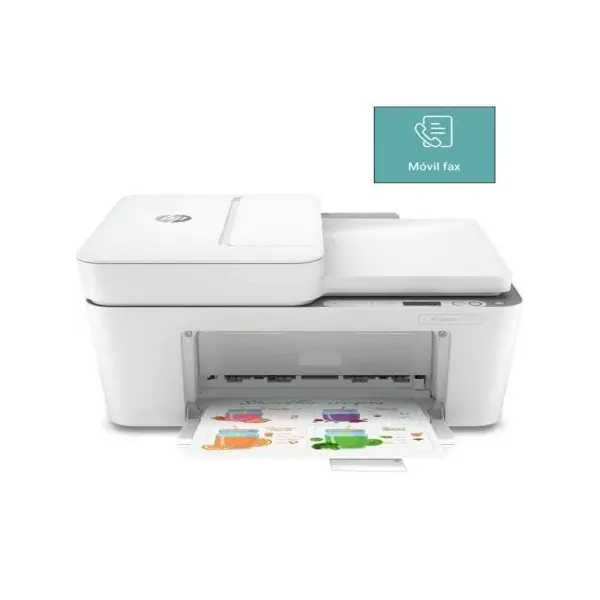 Multifunções Jacto de Tinta HP Deskjet 4120e WiFi Fax Móvel Branca