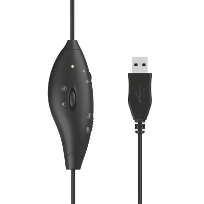 Auscultadores Trust Mauro 17591 Com Microf. USB Preto
