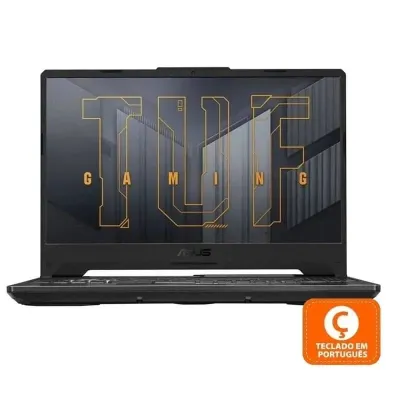 Portátil Gaming ASUS FA506QM-R75B36PS1 Ryzen 7-5800H 8Gb 512Gb Geforce RTX 3060 15.6? FHD Sem Sistema Operativo – Teclado PT