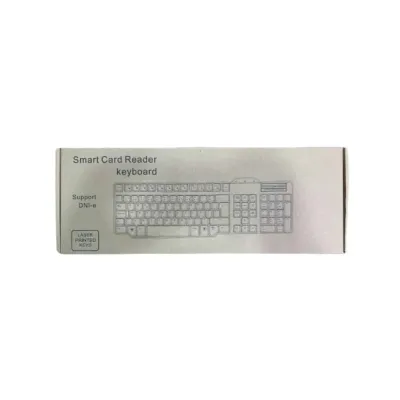Teclado 2HIX com Smartcard Reader / Cartão Cidadão 1.8m PT – K825
