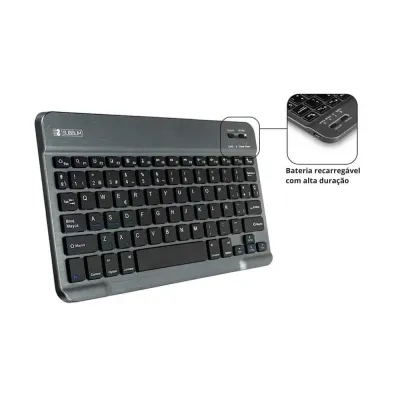Capa com Teclado Subblim KeyTab Pro BT para Tablets Samsung Galaxy A8 X200 205 Preto – Teclado ES