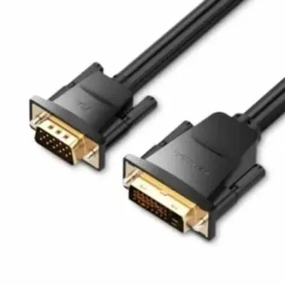 Cabo Conversor Vention EABBF DVI Macho – VGA Macho 1m Preto