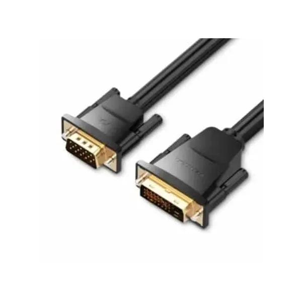 Cabo Conversor Vention EABBF DVI Macho – VGA Macho 1m Preto