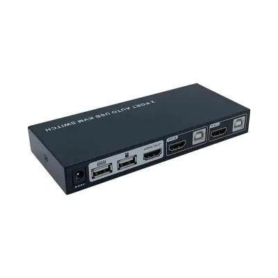 KVM HDMI Aisens A111-0400 2PC com Apenas 1 Teclado e Rato