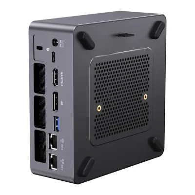 Mini-Pc Nuc Chuwi AUbox Ryzen AI 9 365 73TOPS 32Gb 1Tb Wifi6 BT5.3 RJ45*2 Hdmi*1 DP*1 USB 3.2*4 Type-C*1 Windows 11 Pro