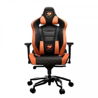 Cadeira Gaming Cougar Armor Titan Pro Preto e Laranja
