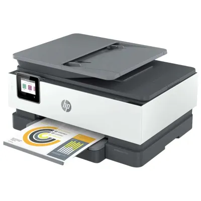 Multifunções Jacto de Tinta HP Officejet Pro 8022e WiFi Fax Duplex Branca