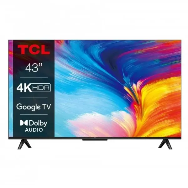 TV Led TCL 43? 43P631 Smart TV 4K UHD Preta