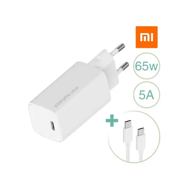 Carregador Xiaomi MI Fast Charger 1*USB Type-C 65W