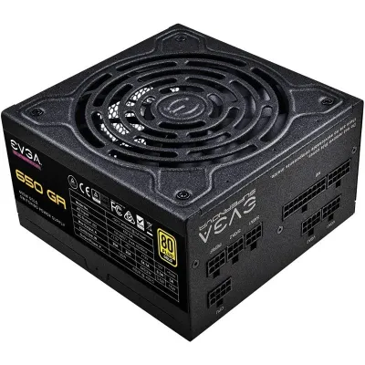 Fonte Alimentação EVGA CQ 650W 80 Plus Gold
