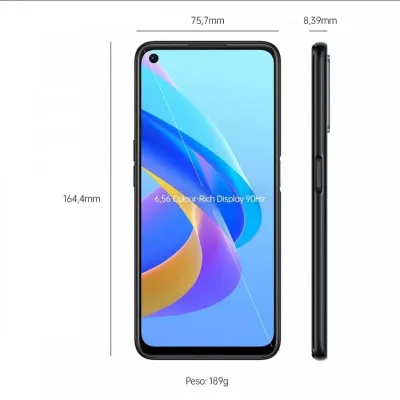 Smartphone OPPO A96 6.59? FHD+ 8Gb 128Gb Preto