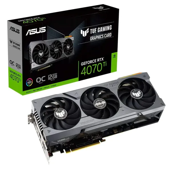 Placa Gráfica Asus TUF Gaming GeForce RTX 4070 Ti OC 12GB GDDR6X