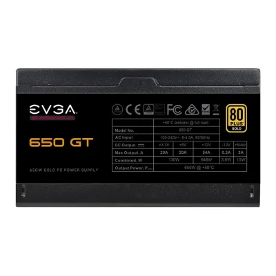 Fonte Alimentação EVGA GT 650W 80 Plus Gold