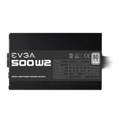 Fonte Alimentação EVGA W2 500W 80 Plus